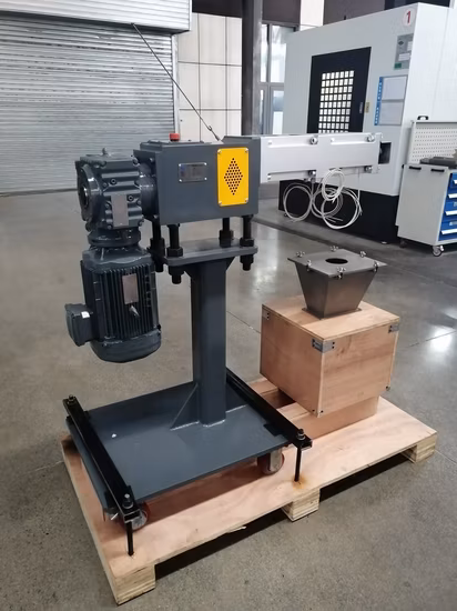 Alimentador lateral de extrusora de doble tornillo de gran capacidad para polvo de talco