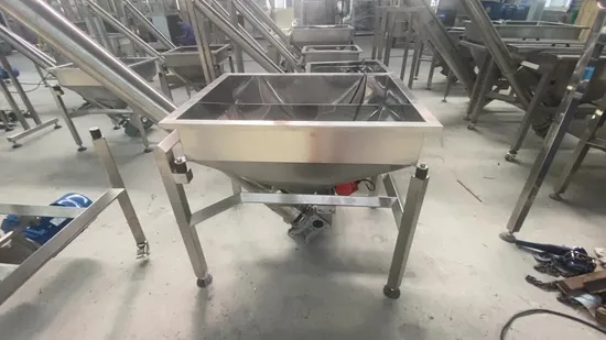 Transportador de tornillo para polvo seco de alimentos/transportador de tornillo inclinado/alimentador de polvo