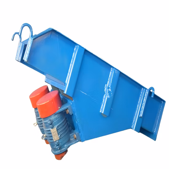 Alimentador vibratorio abrasivo de la industria química de los materiales de construcción de la mina de carbón de la metalurgia de la eficacia alta