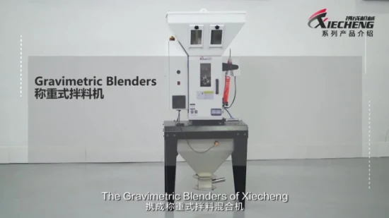 Licuadora gravimétrica de materia prima plástica portátil de alta precisión